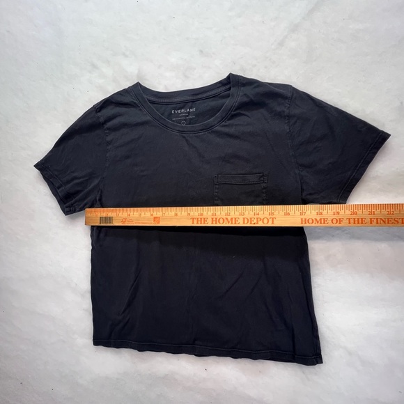 Everlane The Organic Cotton Box-Cut T-shirt Black Size Small - Picture 5 of 7